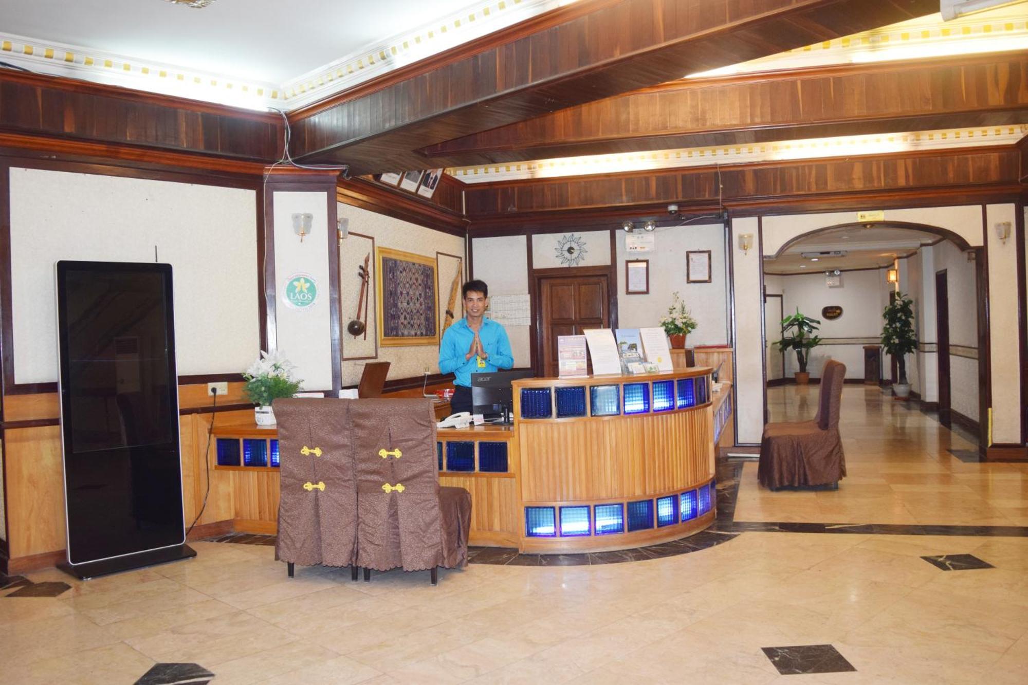 Dansavanh Vientiane Hotel Kültér fotó